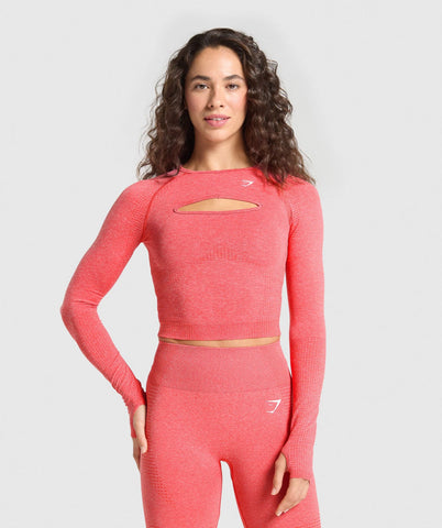 Vital Long Sleeve Cut Out Top