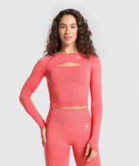 Vital Long Sleeve Cut Out Top