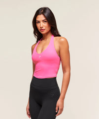Halter Neck Cami with Shelf