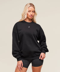 Cherry Graphic Oversized Sweatshirt