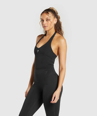 Halter Neck Cami with Shelf