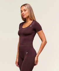Everyday Seamless Tight Fit Crew Neck Tee