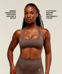 Adapt Fleck x Whitney Halterneck Sports Bra