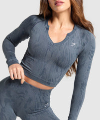 Adapt Camo Seamless Long Sleeve Top