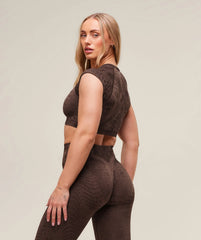 Adapt Animal X Whitney Seamless Crop Top
