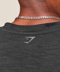 Lightweight Slub Textured 3/4 Henley
