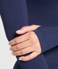 Vital Long Sleeve Cut Out Top