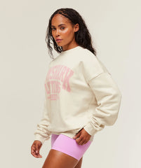 Lifting Club Graphic Oversized Crew Neck