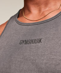 Washed Premium Ribbed Tank