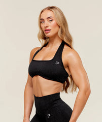 Adapt Fleck x Whitney Halterneck Sports Bra