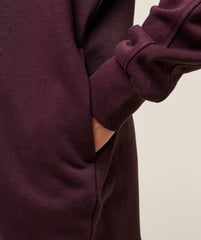 Covered Longline Zip Up Hoodie