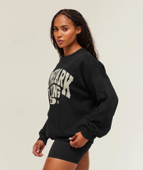 Lifting Club Graphic Oversized Crew Neck