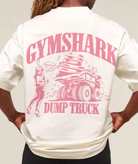 Dump Truck Graphic Oversized T-Shirt