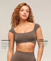 Soft Sculpt Cap Sleeve Bralette