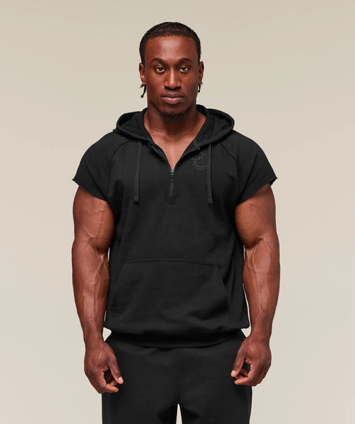 Legacy 1/4 Zip Cap Sleeve Hoodie