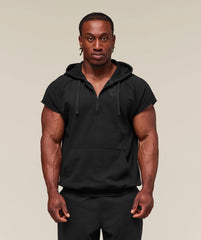 Legacy 1/4 Zip Cap Sleeve Hoodie