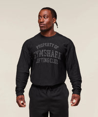Lightweight Slub Textured Lifting Authenticator OS LS T-shirt