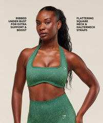 Adapt Fleck x Whitney Halterneck Sports Bra