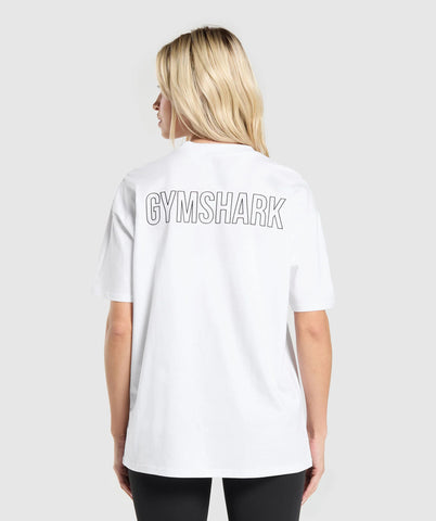 Trace Graphic Oversized T-Shirt