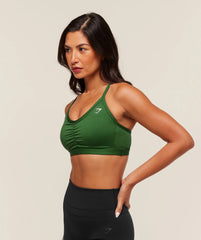 Ruched Sports Bra