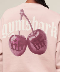 Cherry Graphic Oversized Sweatshirt