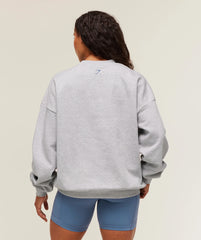 Lifting Club Graphic Oversized Crew Neck