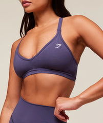 Cotton Racerback Sports Bra