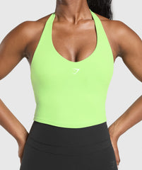 Halter Neck Cami with Shelf
