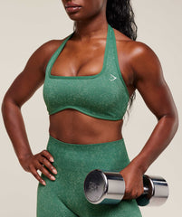 Adapt Fleck x Whitney Halterneck Sports Bra