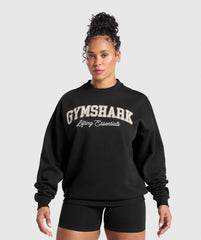 Lifting Essentials Graphic Brushed Oversized Sweatshirt