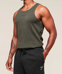 Washed Premium Ribbed Tank