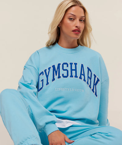 Collegiate Graphic Crew Neck Pullover