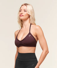 Minimal Halterneck Sports Bra