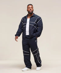 Retro Crinkle Track Jacket