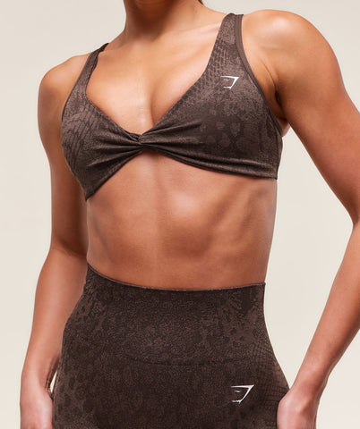 Adapt Animal X Whitney Seamless Twist Front Bra