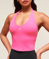 Halter Neck Cami with Shelf