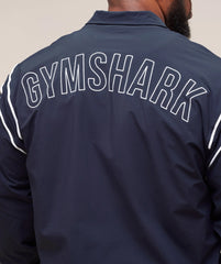 Retro Crinkle Track Jacket