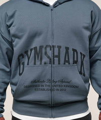 Collegiate Script Zip Up Hoodie