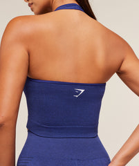 Vital Halter Neck Tank With Shelf