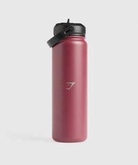 Metal Insulated Straw Bottle 24oz
