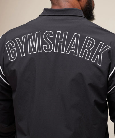 Retro Crinkle Track Jacket