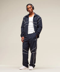 Retro Crinkle Track Jacket