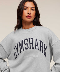 Collegiate Graphic Crew Neck Pullover