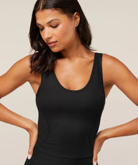 Ribbed Midi Tank With Shelf