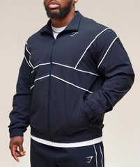 Retro Crinkle Track Jacket
