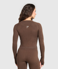 Vital Long Sleeve Cut Out Top