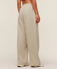 Fitness Embroidered Graphic Wide Leg Joggers