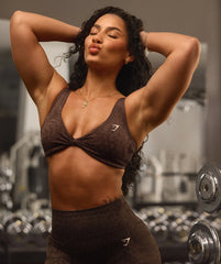 Adapt Animal X Whitney Seamless Twist Front Bra