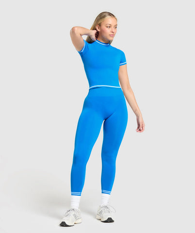 Contrast Seamless Midi Tee