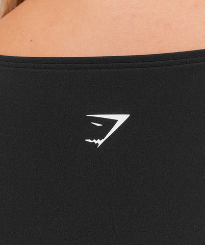 Twist Front Long Sleeve Crop Top